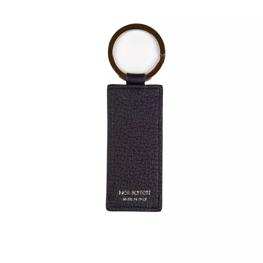 Men Neil Barrett Men'S Keychains | Neil Barrett Chic Men'S Blue Leather Keychain