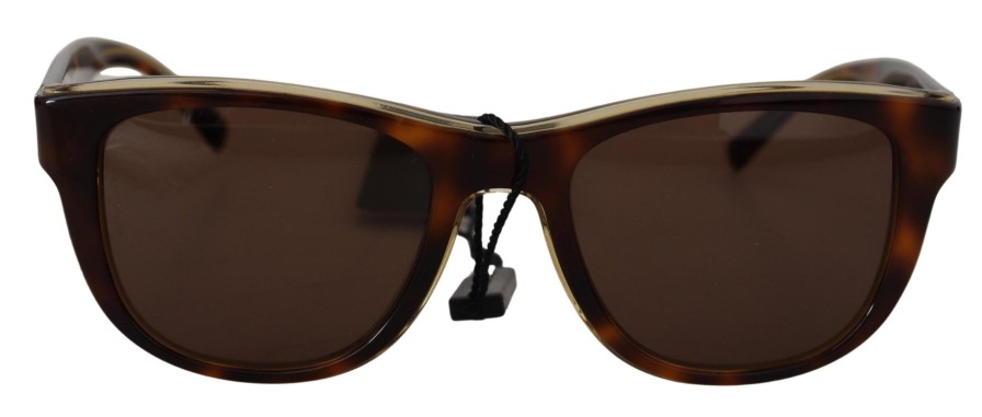 Women Dolce & Gabbana | Dolce & Gabbana Plastic Full Rim Brown Mirror Lens Dg4284 Sunglasses