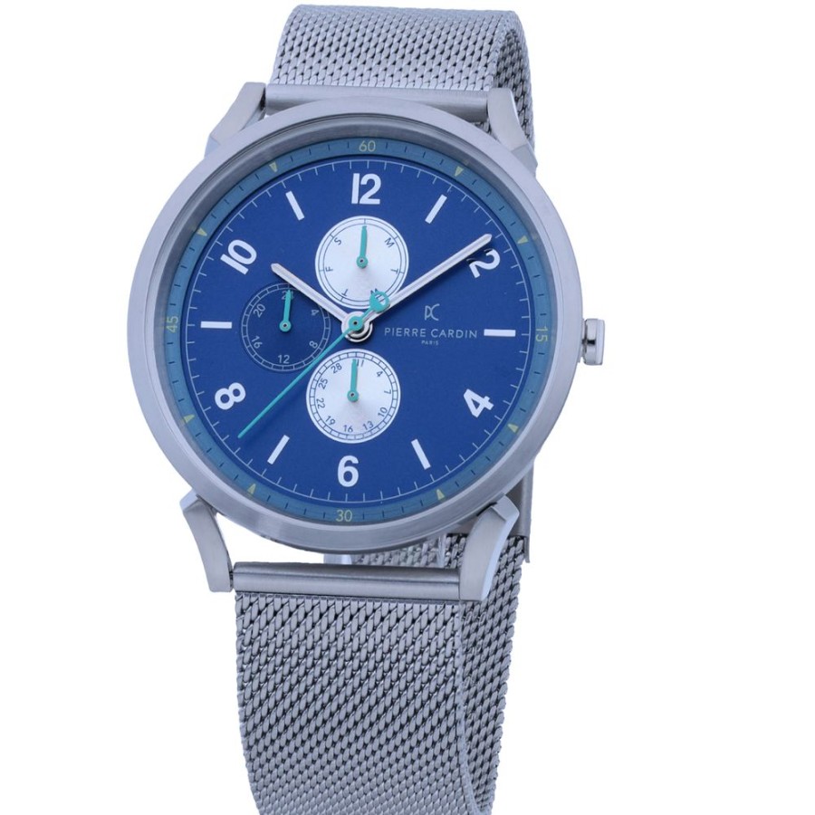 Men Pierre Cardin | Pierre Cardin Silver Men Watch