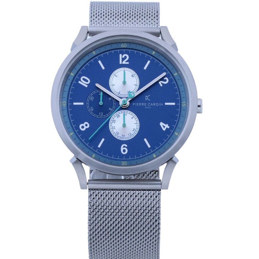 Men Pierre Cardin | Pierre Cardin Silver Men Watch