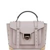 Women Michael Kors Women Satchel Bags | Michael Kors Manhattan Medium Powder Blush Leather Top Handle Satchel