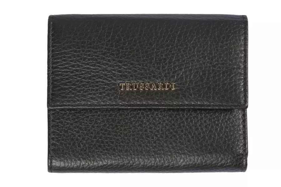 Women Trussardi Women'S Wallets | Trussardi Elegant Embossed Leather Women'S Wallet