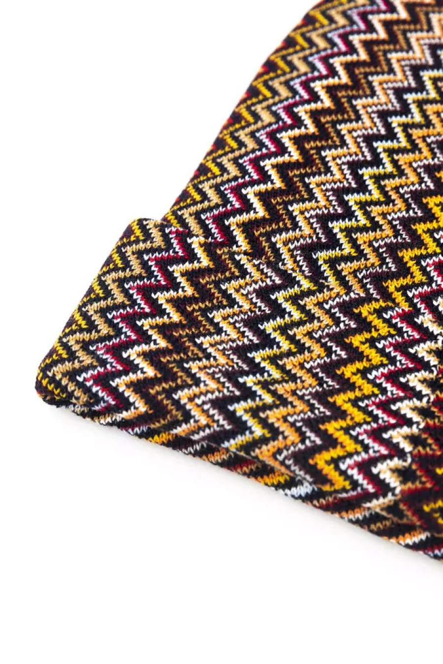 Men Missoni Men'S Hats & Caps | Missoni Geometric Fantasy Multicolor Wool Blend Hat