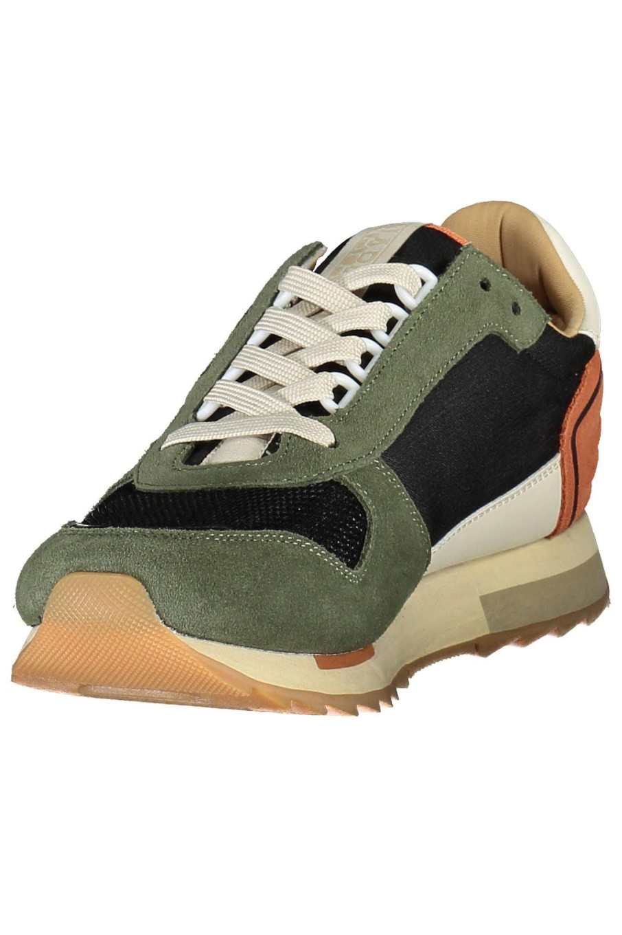 Men Napapijri | Napapijri Green Polyester Sneakers For Men