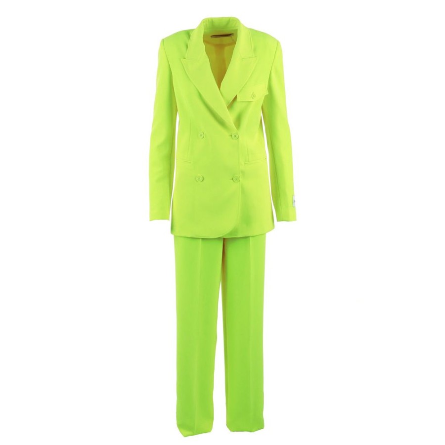 Women Hinnominate Women'S Suits & Blazers | Hinnominate Green Polyester Suit