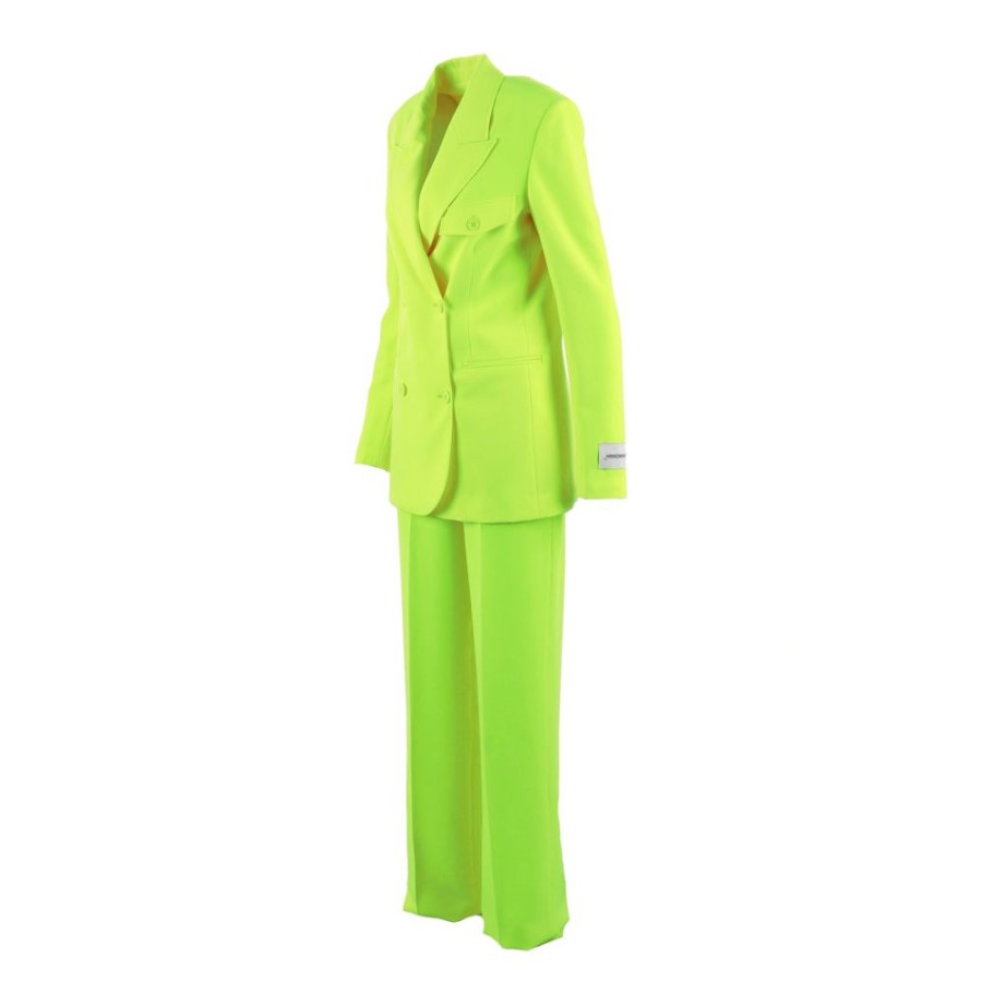 Women Hinnominate Women'S Suits & Blazers | Hinnominate Green Polyester Suit