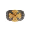 Men Nialaya Men'S Rings | Nialaya Gold Crest 925 Sterling Silver Ring