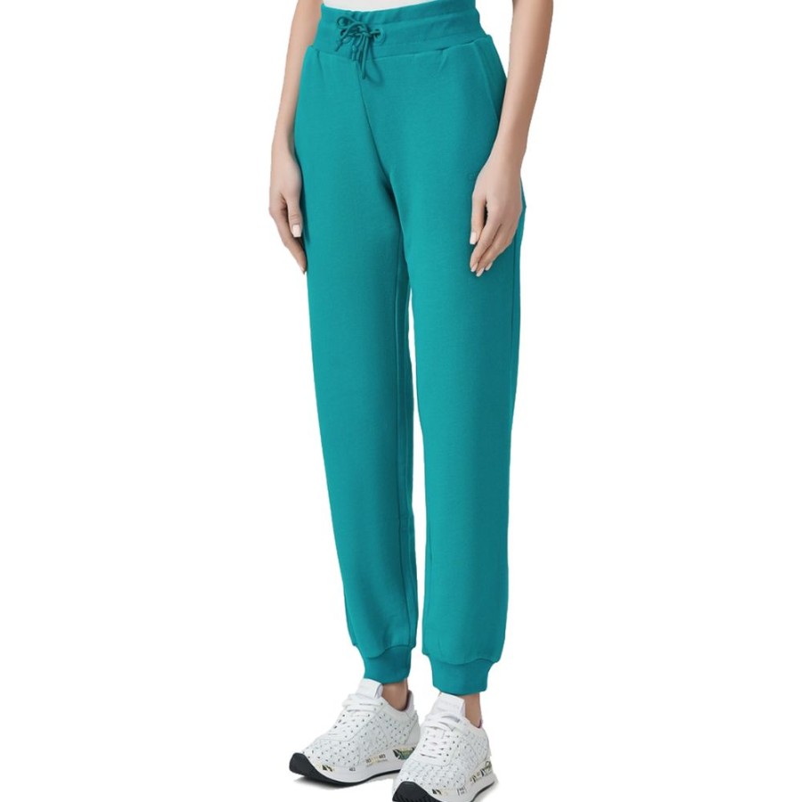 Women Patrizia Pepe Women'S Pants & Jeans | Patrizia Pepe Green Cotton Jeans & Pant