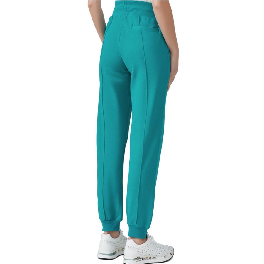 Women Patrizia Pepe Women'S Pants & Jeans | Patrizia Pepe Green Cotton Jeans & Pant