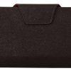 Men Dolce & Gabbana Men'S Leather Accessories | Dolce & Gabbana Bordeaux Leather Eyewear Cover Pouch Sunglasses Case