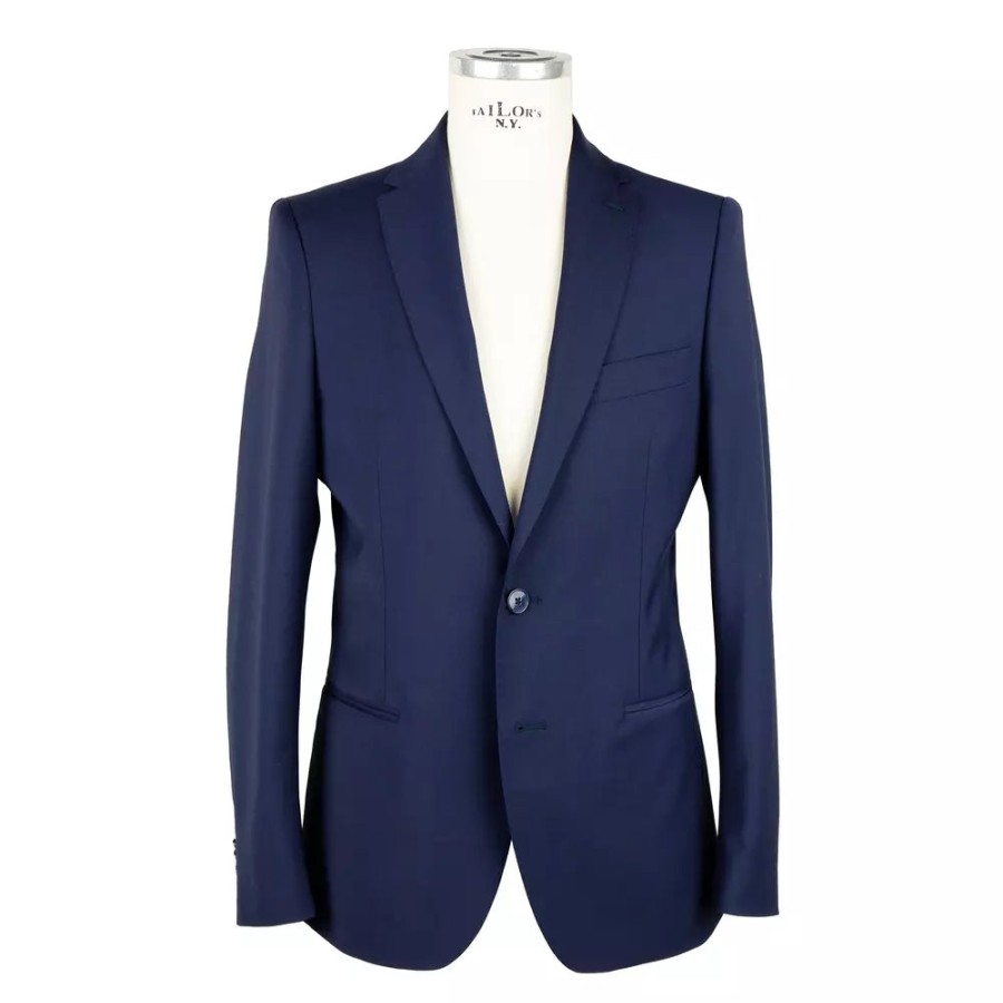 Men Emilio Romanelli Men'S Suits | Emilio Romanelli Exquisite Italian Two-Button Men'S Suit