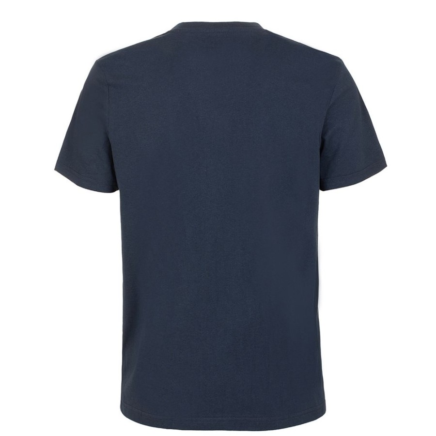 Men Fred Mello Men'S T-Shirts | Fred Mello Chic Blue Crewneck Cotton Tee