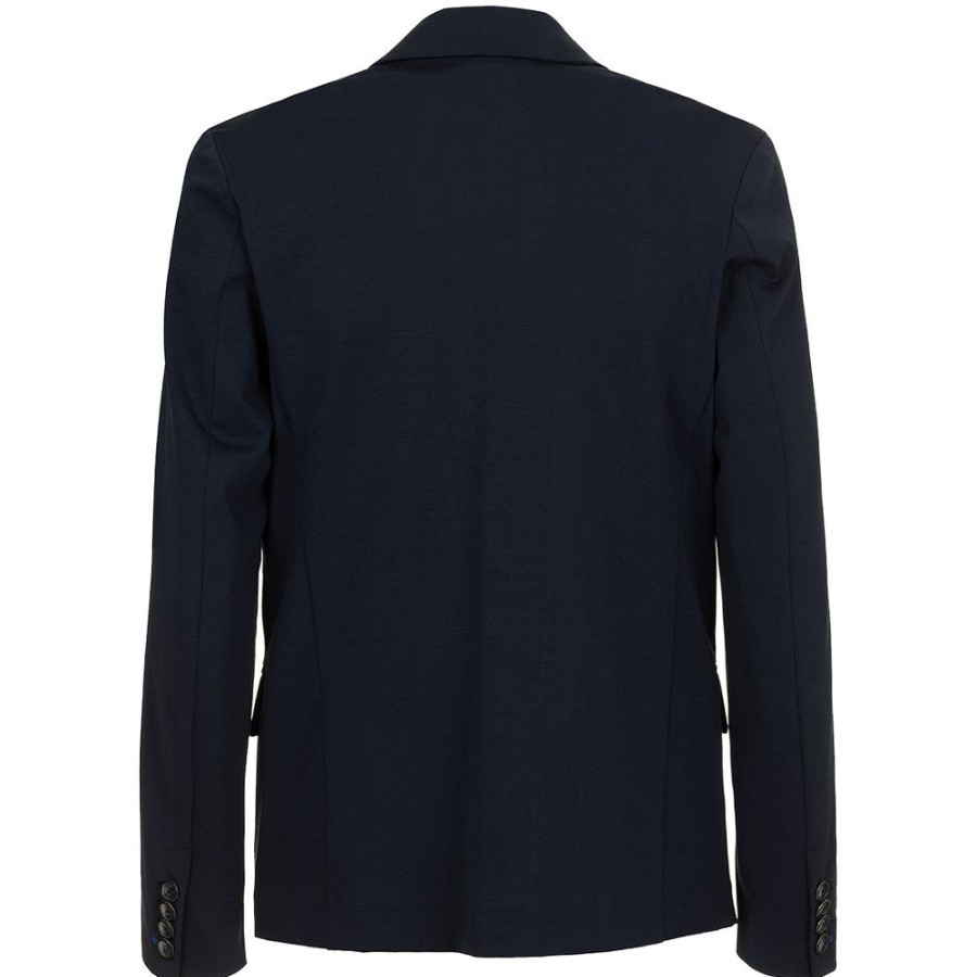 Men Fred Mello Men'S Blazers | Fred Mello Elegant Blue Cotton Blend Jacket