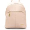 Women Baldinini Trend Women Backpacks | Baldinini Trend Elegant Golden-Detailed Pink Backpack