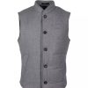 Men Made in Italy Men'S Vests | Made In Italy Italian Wool-Cashmere Blended Vest In Beige