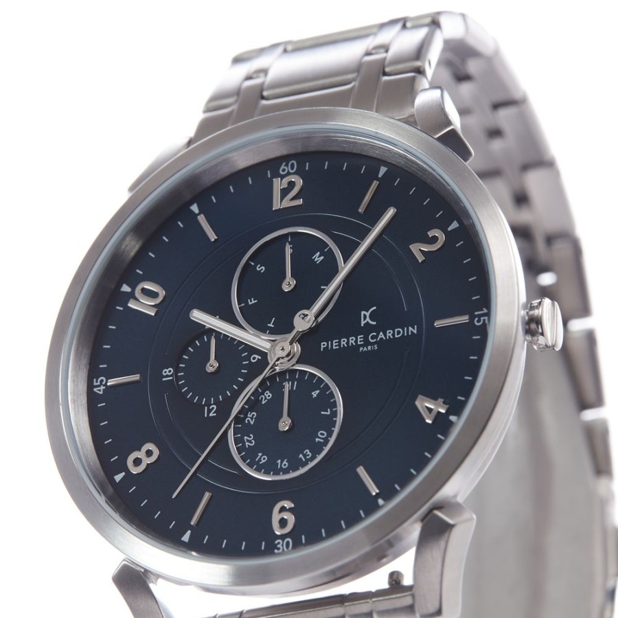 Men Pierre Cardin | Pierre Cardin Silver Men Watch