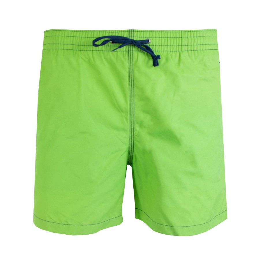 Men Malo Men'S Swimwear | Malo Neon Green Swim Short