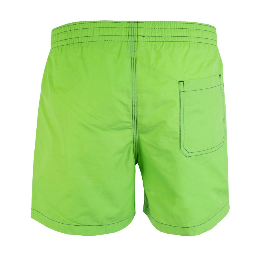 Men Malo Men'S Swimwear | Malo Neon Green Swim Short