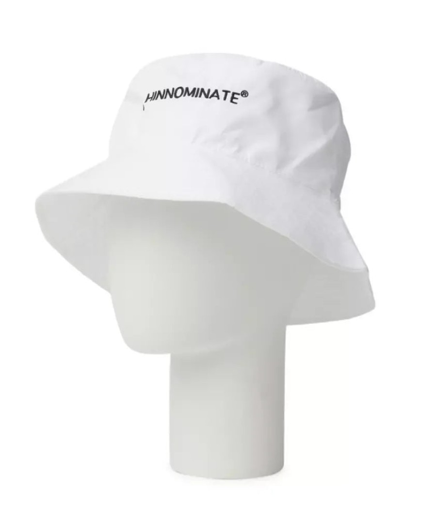 Women Hinnominate Women'S Hats | Hinnominate Chic White Logo Embossed Cotton Hat