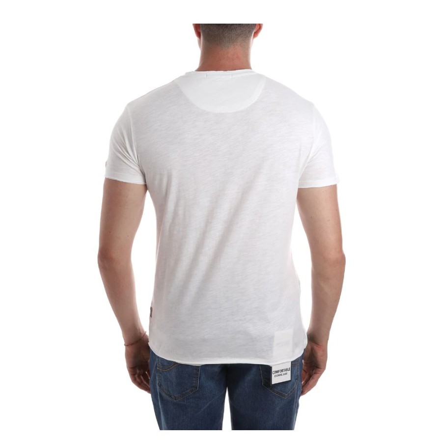 Men Yes Zee Men'S T-Shirts | Yes Zee Chic V-Neck T-Shirt With Front Pocket