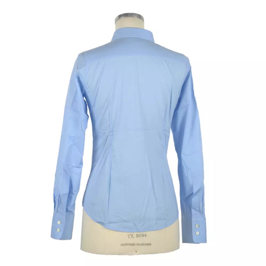 Women Made in Italy Women'S Shirts | Made In Italy Elegant Slim Fit Long Sleeve Blouse