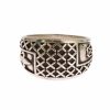 Men Nialaya Men'S Rings | Nialaya Silver Rhodium 925 Sterling Ring