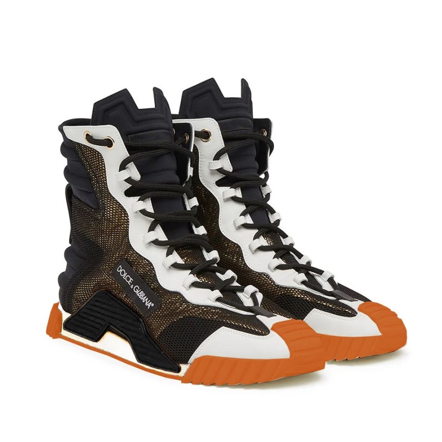 Men Dolce & Gabbana Men'S Sneakers | Dolce & Gabbana Elevate Your Sneaker Game With High-End Ns1 High-Tops