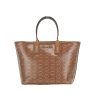 Women Michael Kors Women'S Tote Bags | Michael Kors Jodie Small Jacquard Logo Recycled Polyester Tote Handbag Luggage Brown - Genuine Authentic Brand Llc