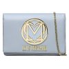 Women Love Moschino Women'S Crossbody Bags | Love Moschino Elegant Faux Leather Shoulder Bag With Gold Accents