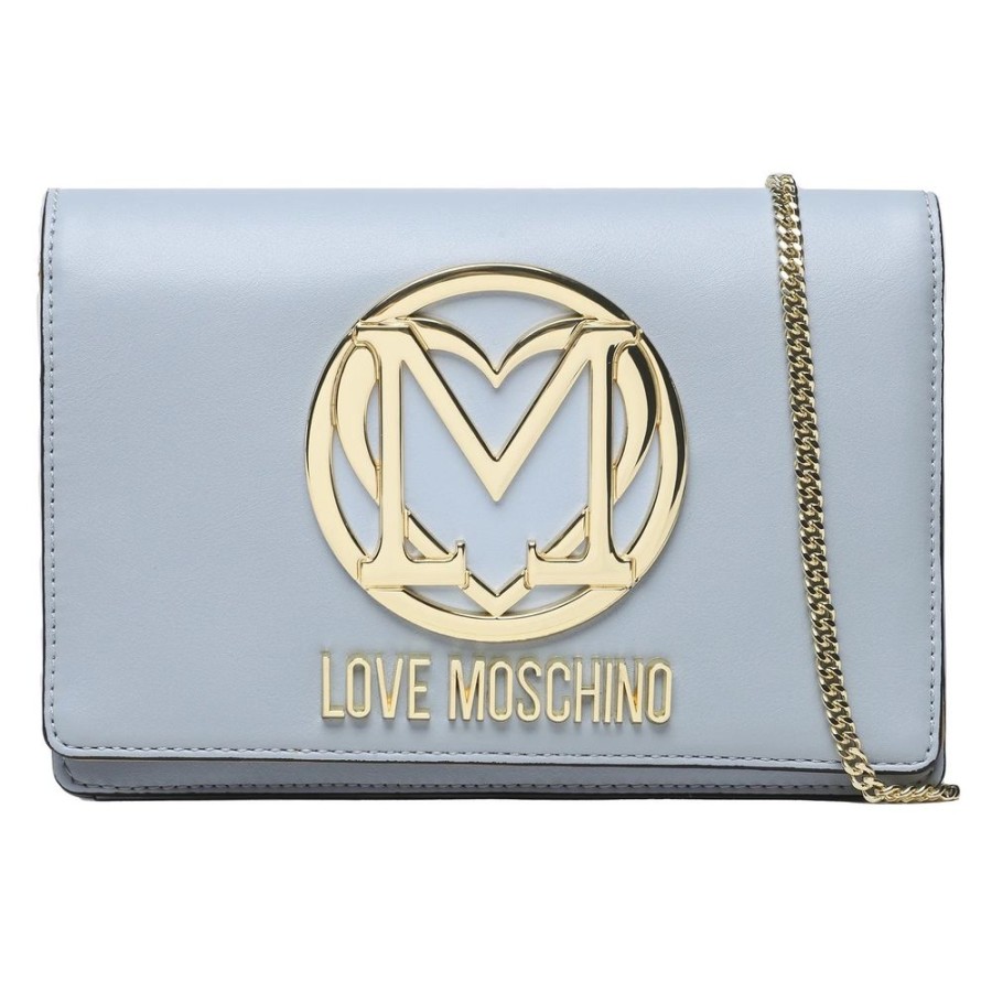 Women Love Moschino Women'S Crossbody Bags | Love Moschino Elegant Faux Leather Shoulder Bag With Gold Accents