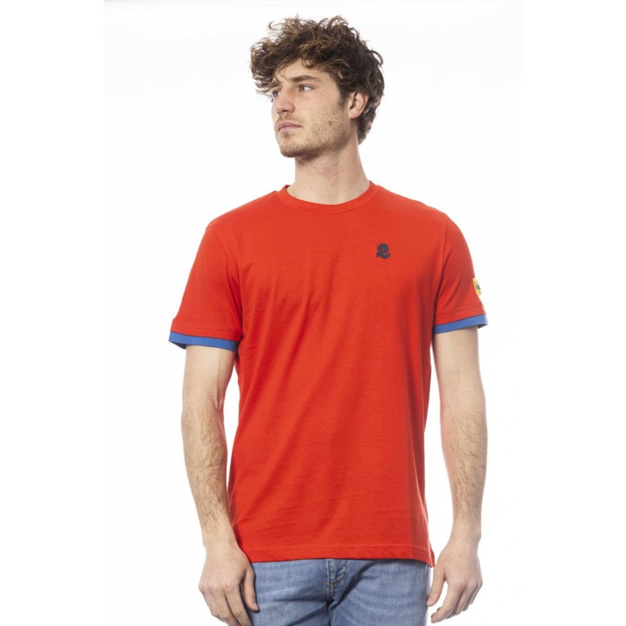 Men Invicta Men'S T-Shirts | Invicta Red Cotton T-Shirt