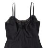 Women Dolce & Gabbana Women'S Underwear | Dolce & Gabbana Black Lace Silk Sleepwear Camisole Underwear