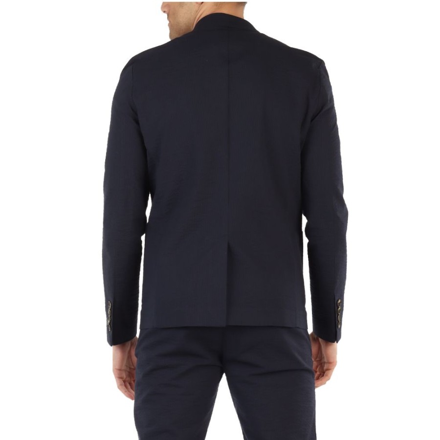 Men Fred Mello Men'S Blazers | Fred Mello Chic Light Cotton Men'S Jacket