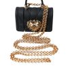 Women Dolce & Gabbana Women'S Others Accessories | Dolce & Gabbana Black Silicone Devotion Heart Gold Chain Airpods Case