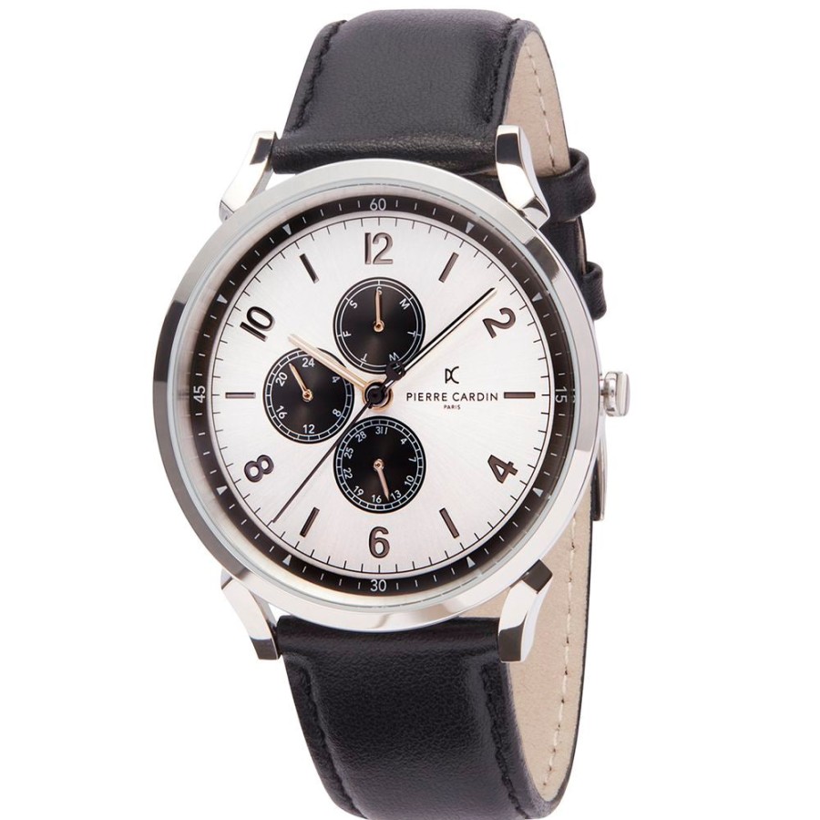 Men Pierre Cardin | Pierre Cardin Silver Men Watch