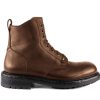 Men Dolce & Gabbana Men'S Boots | Dolce & Gabbana Brown Calfskin Men'S Boot