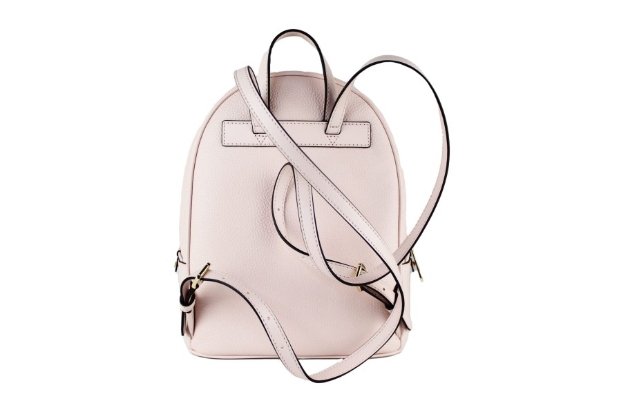 Women Michael Kors Women Backpacks | Michael Kors Adina Medium Powder Blush Leather Convertible Backpack Bo