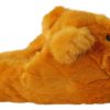 Men Dolce & Gabbana Men'S Slide Sandals | Dolce & Gabbana Yellow Lion Flats Slippers Sandals Shoes