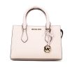 Women Michael Kors Women Satchel Bags | Michael Kors Sheila Small Powder Blush Vegan Leather Center Zip Satche