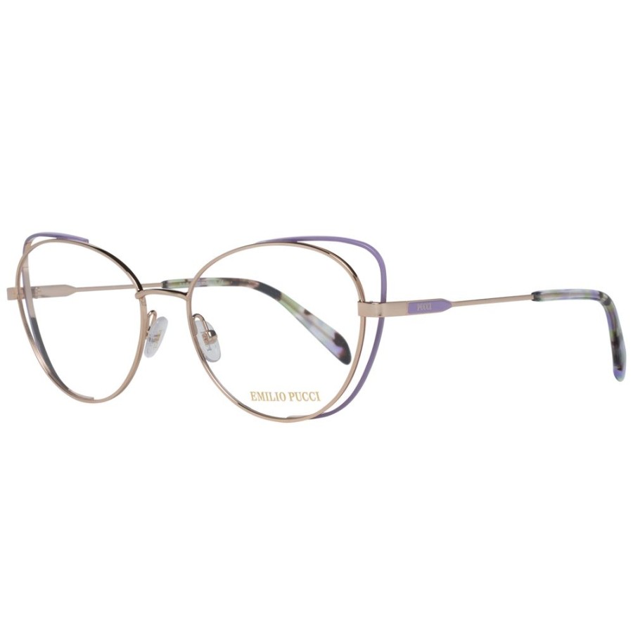 Women Emilio Pucci | Emilio Pucci Rose Gold Women Optical Frames