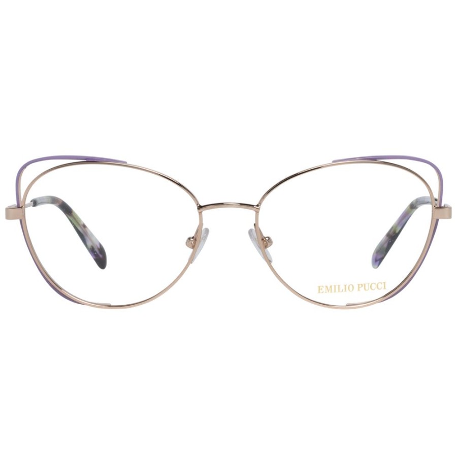 Women Emilio Pucci | Emilio Pucci Rose Gold Women Optical Frames