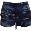 Men Dsquared² Men'S Swimwear | Dsquared Blue Tropical Wave Design Beachwear Shorts Swimwear