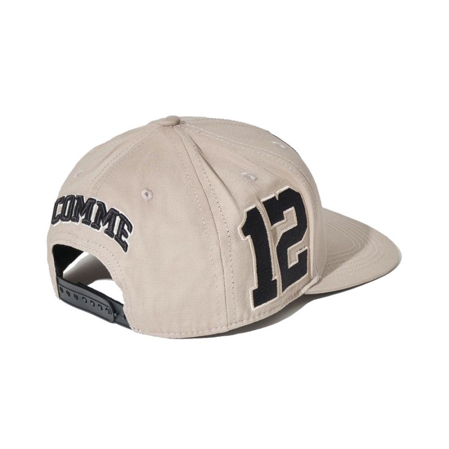 Men Comme Des Fuckdown Men'S Hats & Caps | Comme Des Fuckdown Embroidered Logo Flat Visor Cotton Cap