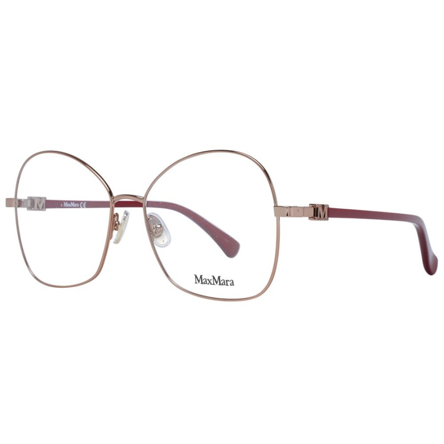 Women Max Mara | Max Mara Bronze Women Optical Frames