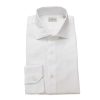 Men Bagutta Men'S Shirts | Bagutta Elegant White Medium Fit French Collar Shirt