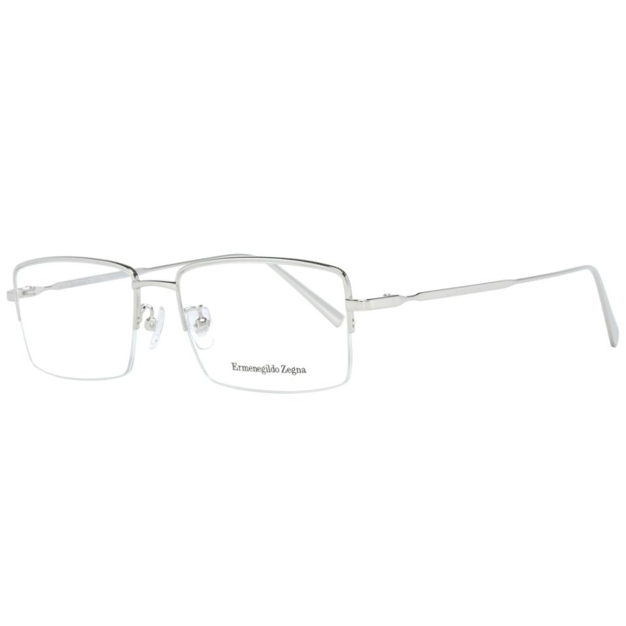 Men Ermenegildo Zegna | Ermenegildo Zegna Silver Men Optical Frames