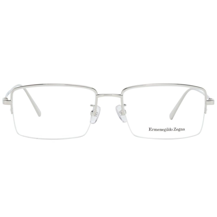 Men Ermenegildo Zegna | Ermenegildo Zegna Silver Men Optical Frames