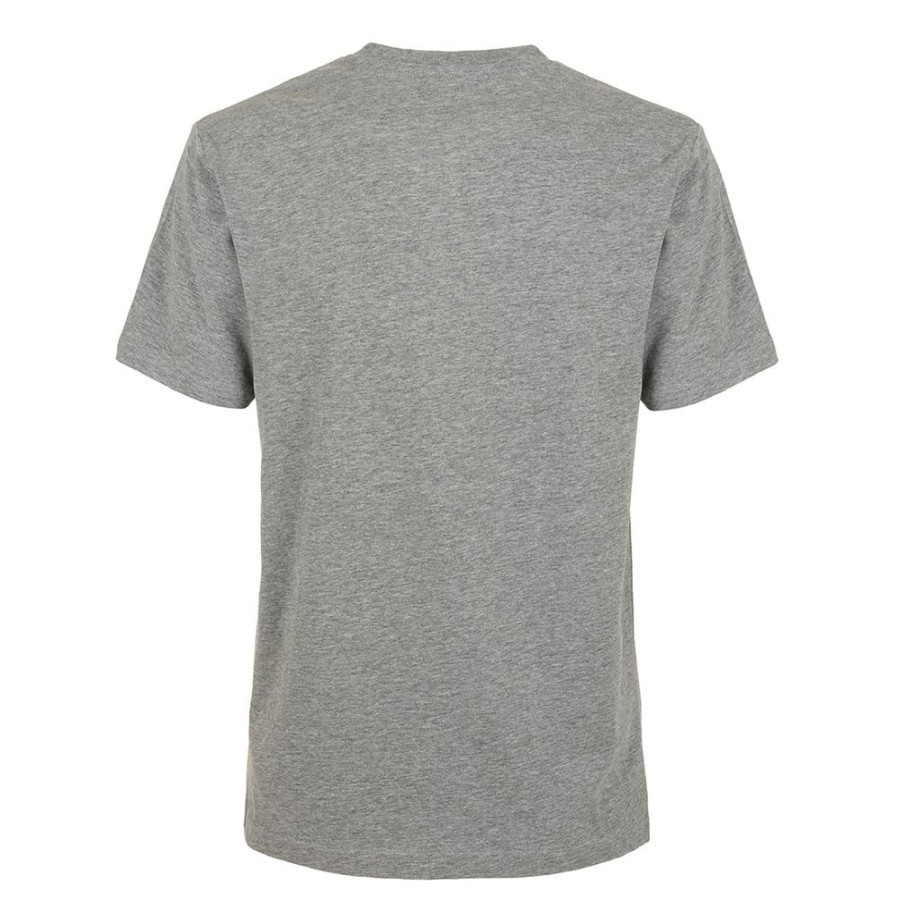 Men Fred Mello Men'S T-Shirts | Fred Mello Chic Gray Crewneck Cotton Tee