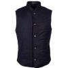 Men Made in Italy Men'S Vests | Made In Italy Elegant Wool-Cashmere Men'S Vest - Black