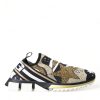 Men Dolce & Gabbana Men'S Sneakers | Dolce & Gabbana Multicolor Star Print Sorrento Sneakers Men Shoes